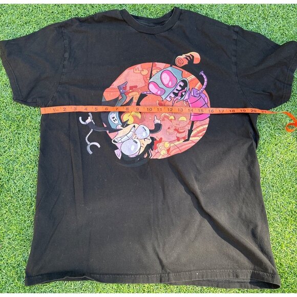 Nickelodeon Invader Zim Black Graphic T-Shirt With Alien Characters Design Unise - Picture 4 of 5